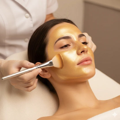 Ritual facial y corporal antiarrugas con oro
